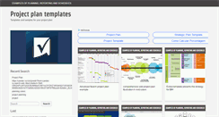 Desktop Screenshot of project-plan-templates.com