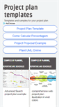 Mobile Screenshot of project-plan-templates.com