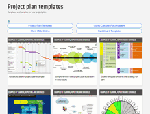 Tablet Screenshot of project-plan-templates.com